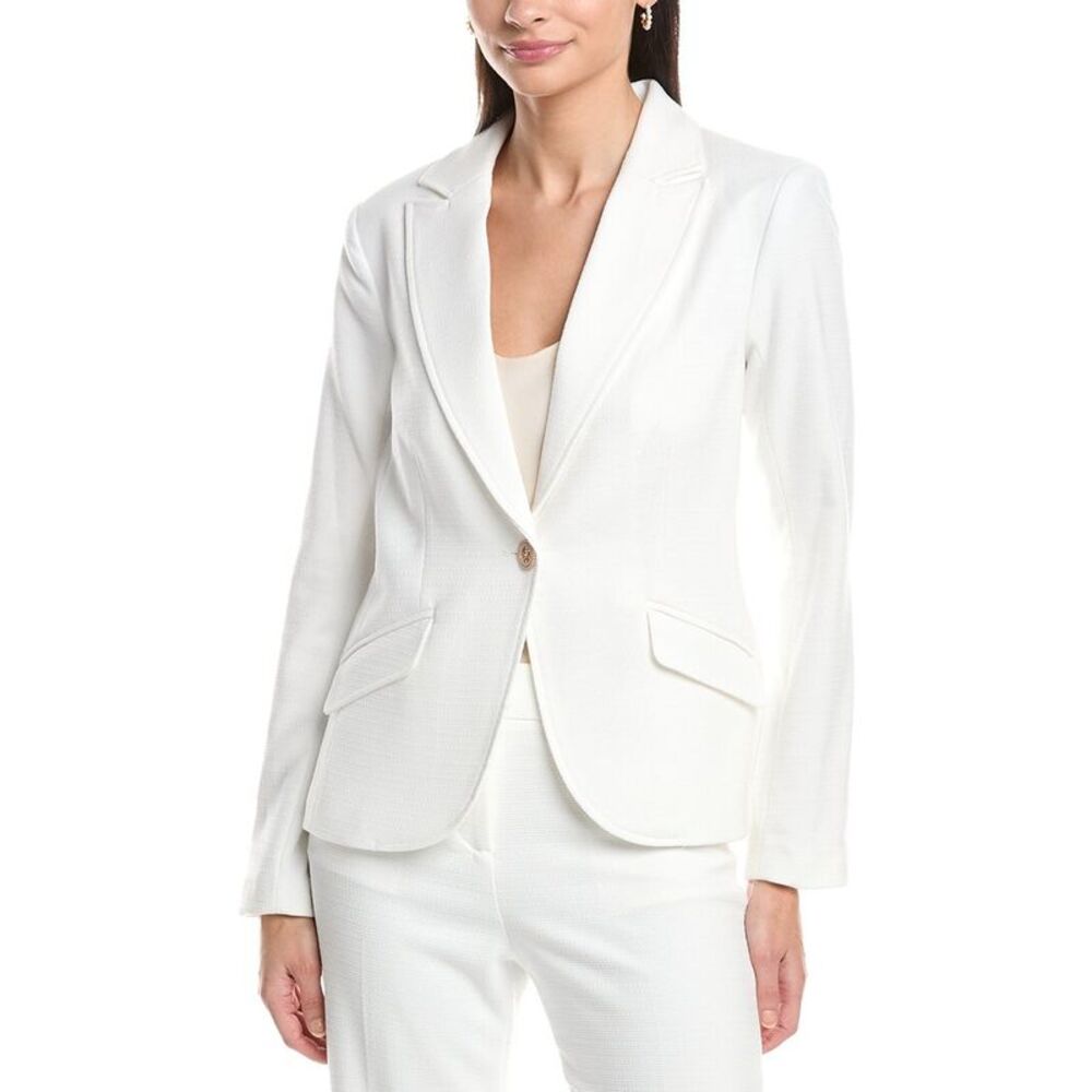 Tahari Asl Womens  Blazer, Ivory